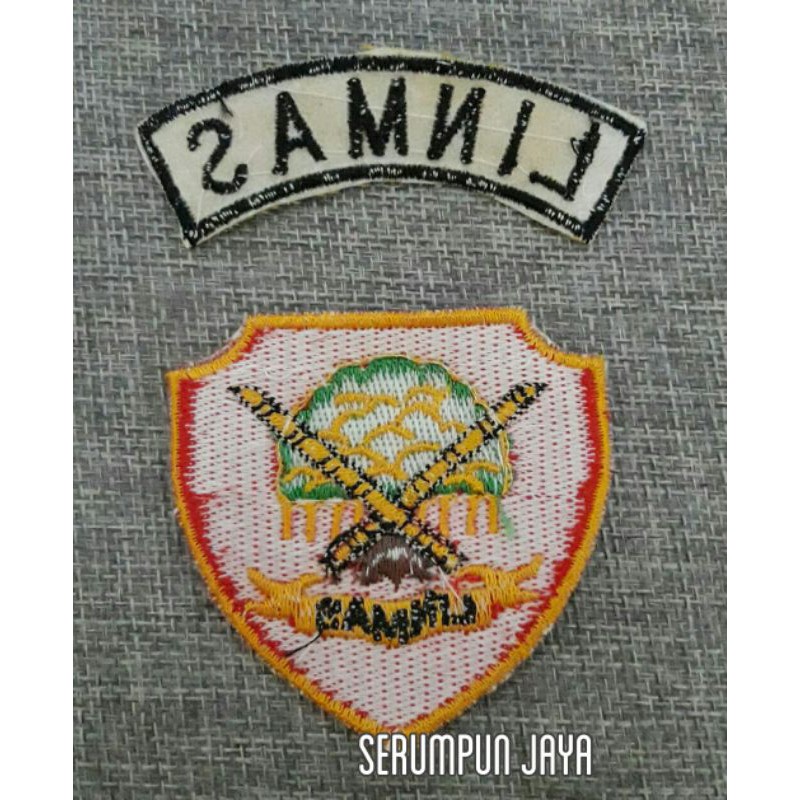 EMBLEM PATCH BORDIR LINMAS - EMBLEM LINMAS