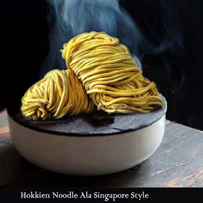 

Singapore Hokkien Mie Noodle Mentah Supplier 1Kg Kuning Tebal Fresh 063