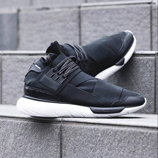 ADIDAS Y3 YOHJI YAMAMOTO QASA BLACK WHITE
