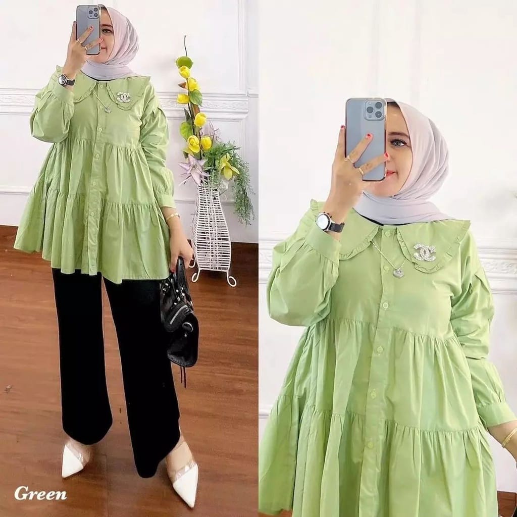 LAMORA BLOUSE / BLOUSE CANTIK / BLOUSE ELEGAN / BLOUSE KEKINIAN / BLOUSE