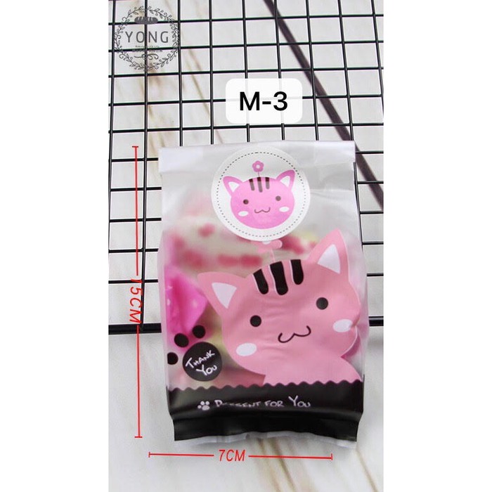 

STANDING POUCH COOKIES BAG bungkus kue kado cake permen 7X15CM - M 3 KECIL( NO STICKER )