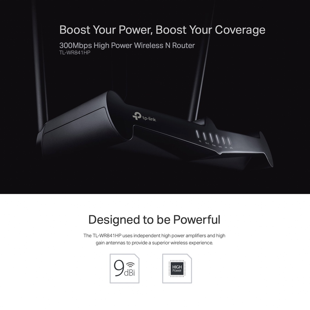 TP Link TL WR841HP 300Mbps High Power Wireless WIFI Router TL-WR841HP