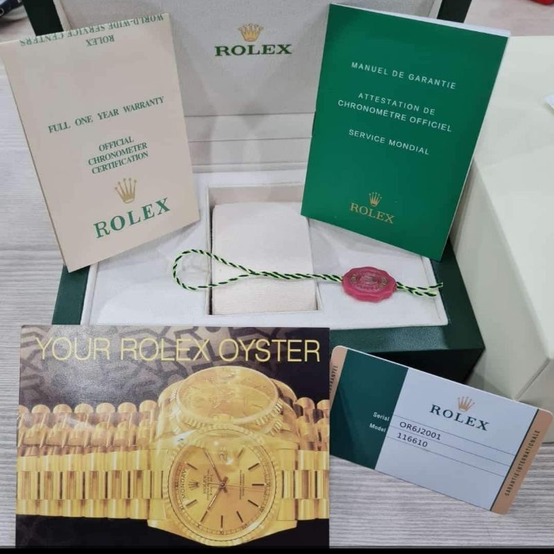 Box Original Rolex Oyster // Kotak Jam Rolex