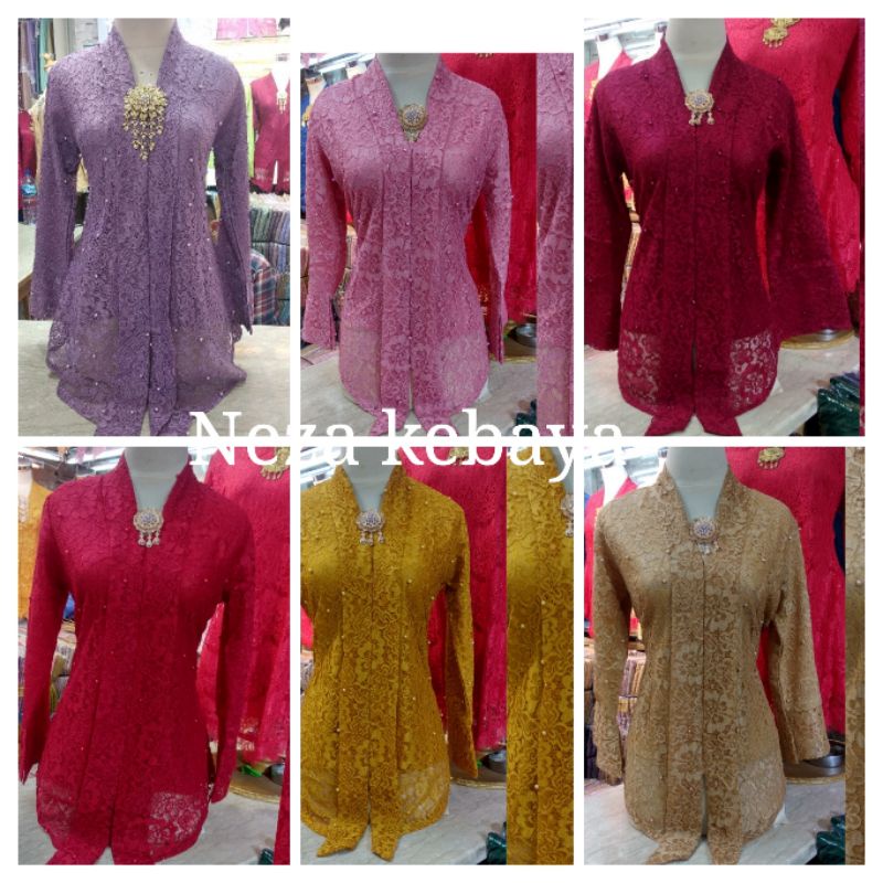 Kebaya encim//atasan kebaya brukat//floy brukat//kebaya brukat gliter