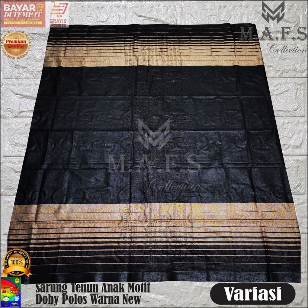 Sarung Anak Al~bahrain Motif Doby Tumpal Polos Warna New