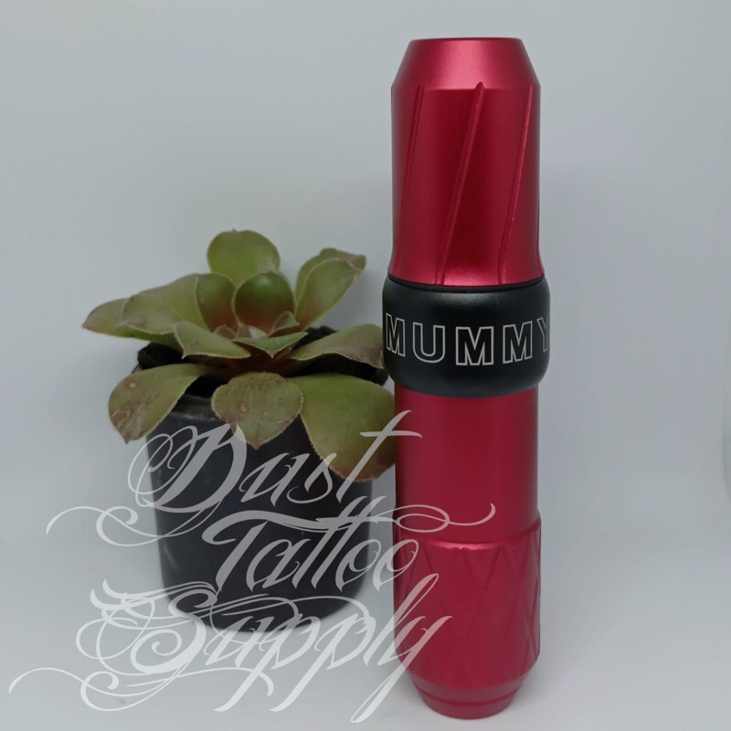 Mummy Rotary Tattoo Long Pen Red