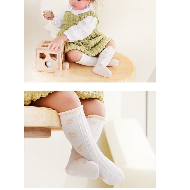 0-3 thn | KAOS KAKI RUFFLE BAYI ANAK IMPOR NEWBORN SOCKS PEREMPUAN catalog QN QBC