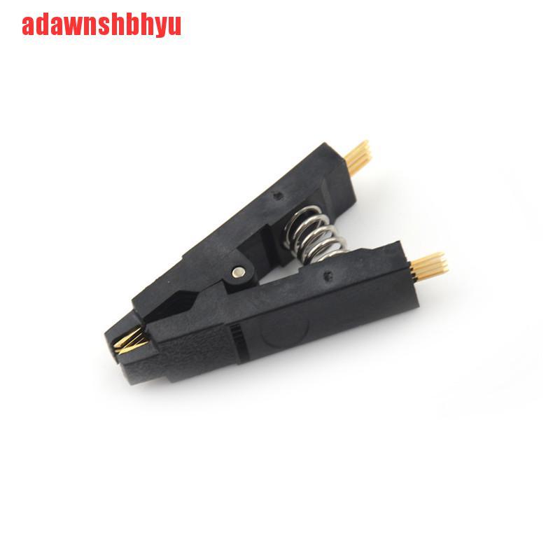 Klip Penguji Programmer SOP8 Pin SOIC8 DIP8 IC Warna Hitam