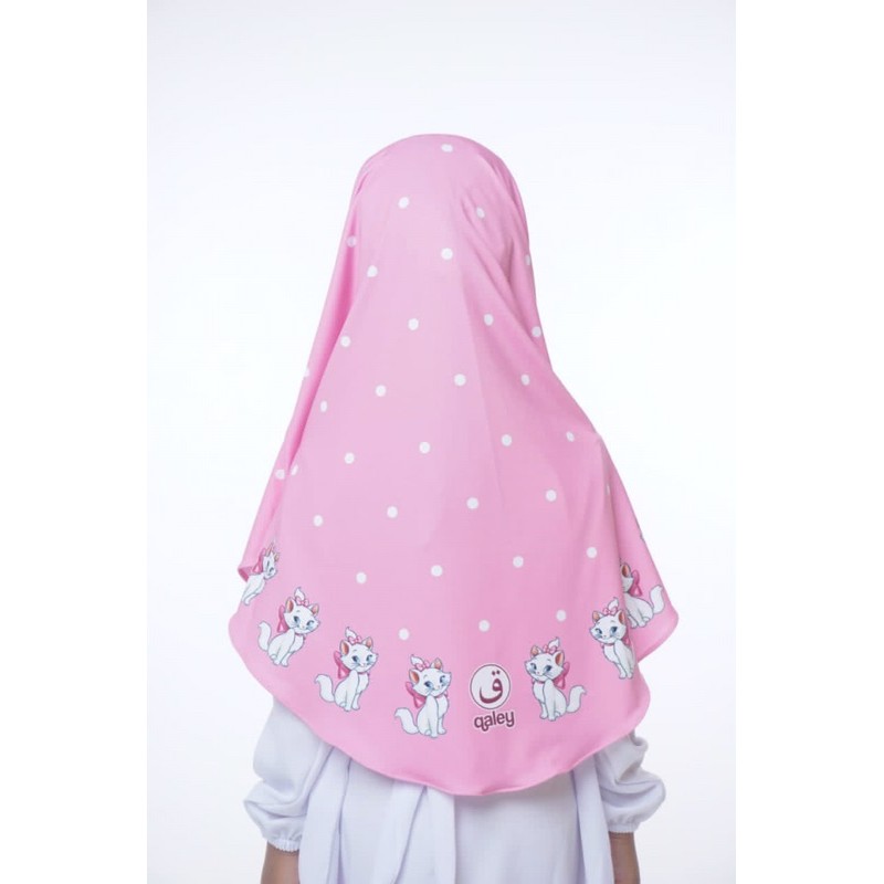 BERGO HIJAB INSTANT PRINTING MOTIF KUCING / JILBAB ANAK LUCU KARAKTER / HIJAB ANAK KEKINIAN