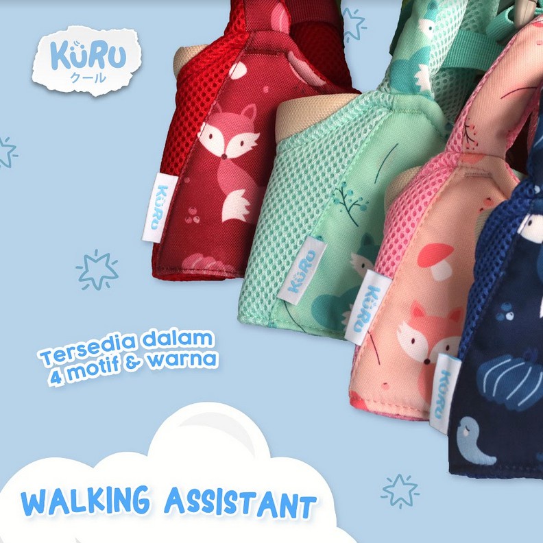 KURU Baby Walking Assistant Baby Walker Belt Sabuk Pengaman Alat Bantu Jalan Bayi Import Baby Moon walk