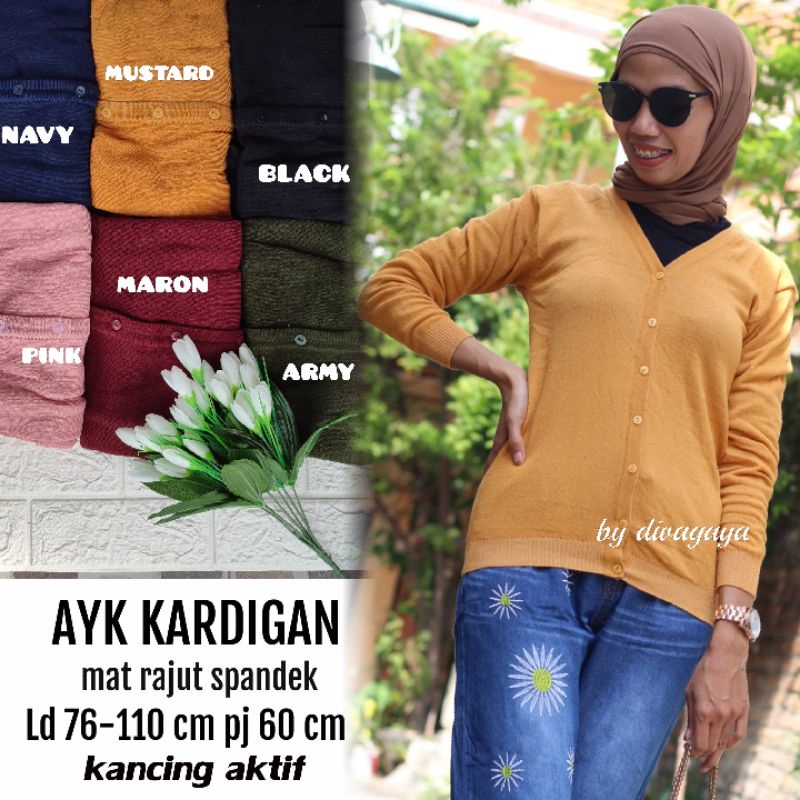 KARDIGAN RAJUT SPANDEK AYK