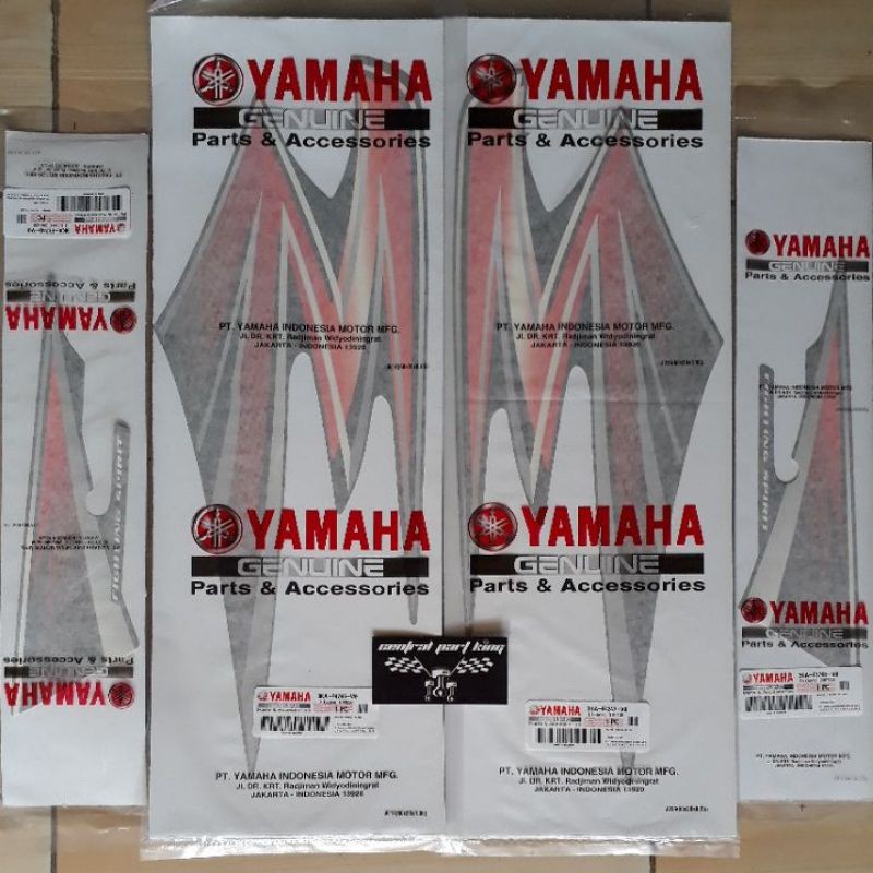 Jual Striping Sticker Tangki Dan Stiker Box Aki Rx King 03 04 Merah Orange Asli Original Yamaha Ygp Indonesia Shopee Indonesia