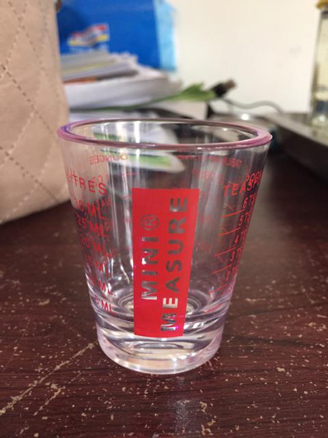 Dp0130 (4in1) Mini Measuring Glass Gelas Ukur Mini Ukuran Mililiter Ons Sendok Makan Sendok Teh