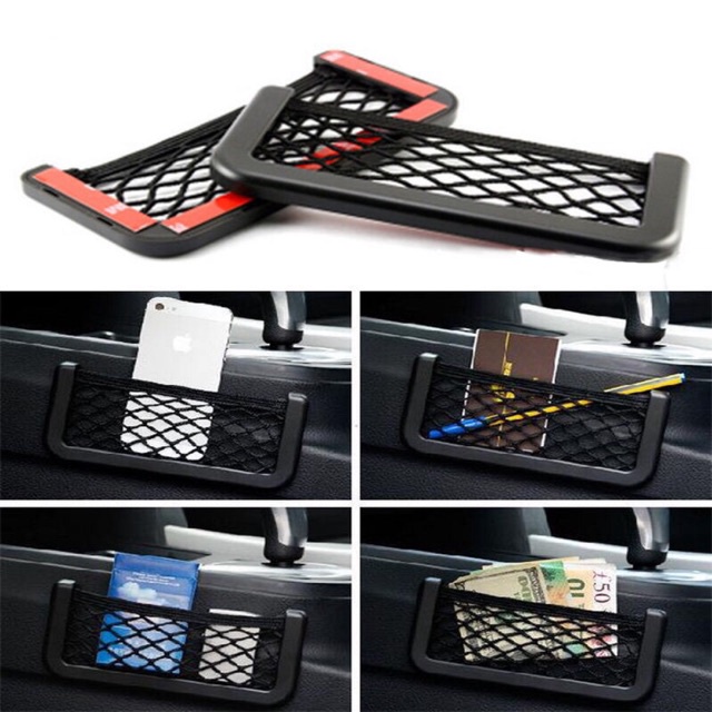 Tas Jaring Organizer Holder Handphone Untuk Samping Jok Mobil