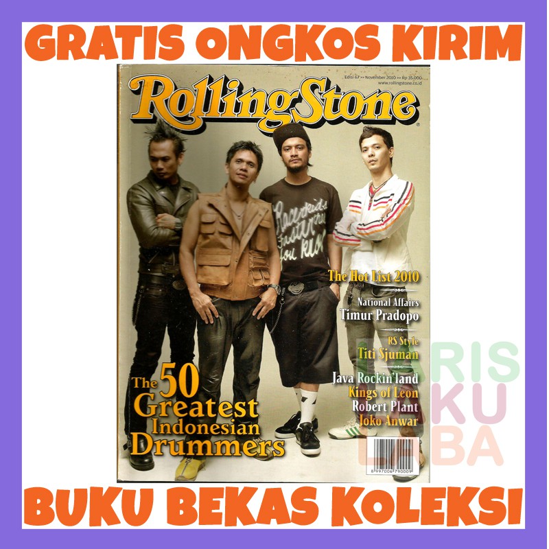 MAJALAH ROLLING STONE INDONESIA NOMOR 67 EDISI 67 BEKAS KOLEKSI
