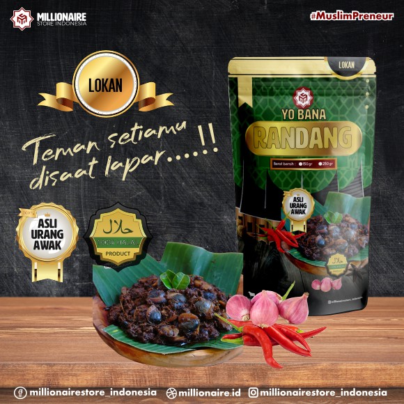 

Rendang Lokan ASLI dengan bumbu rahasia Padang Sumatera Barat