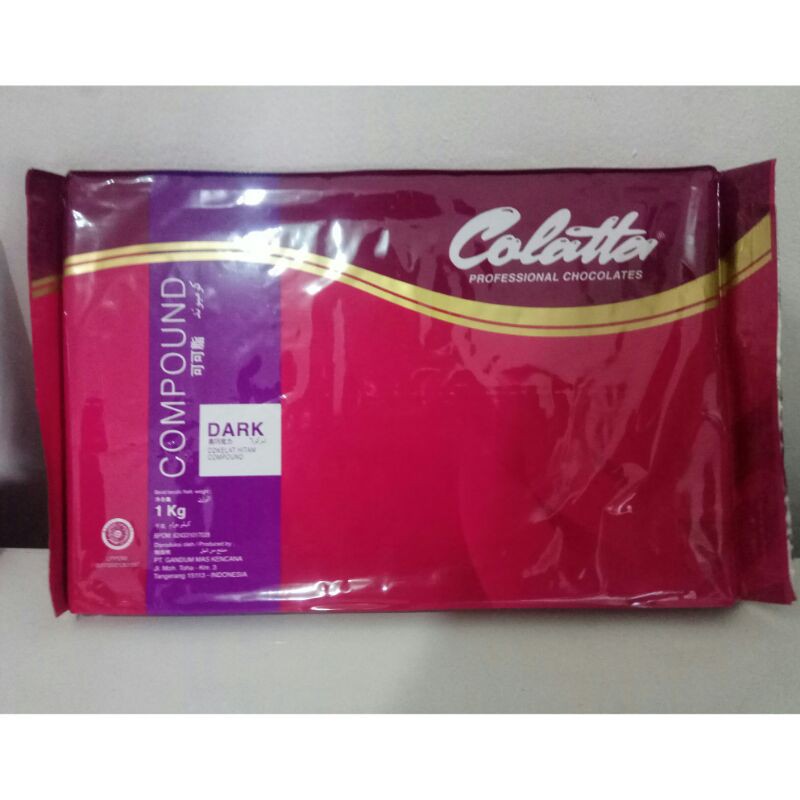 

Dark Chocolate Compound Colatta 1 Kg (0056)