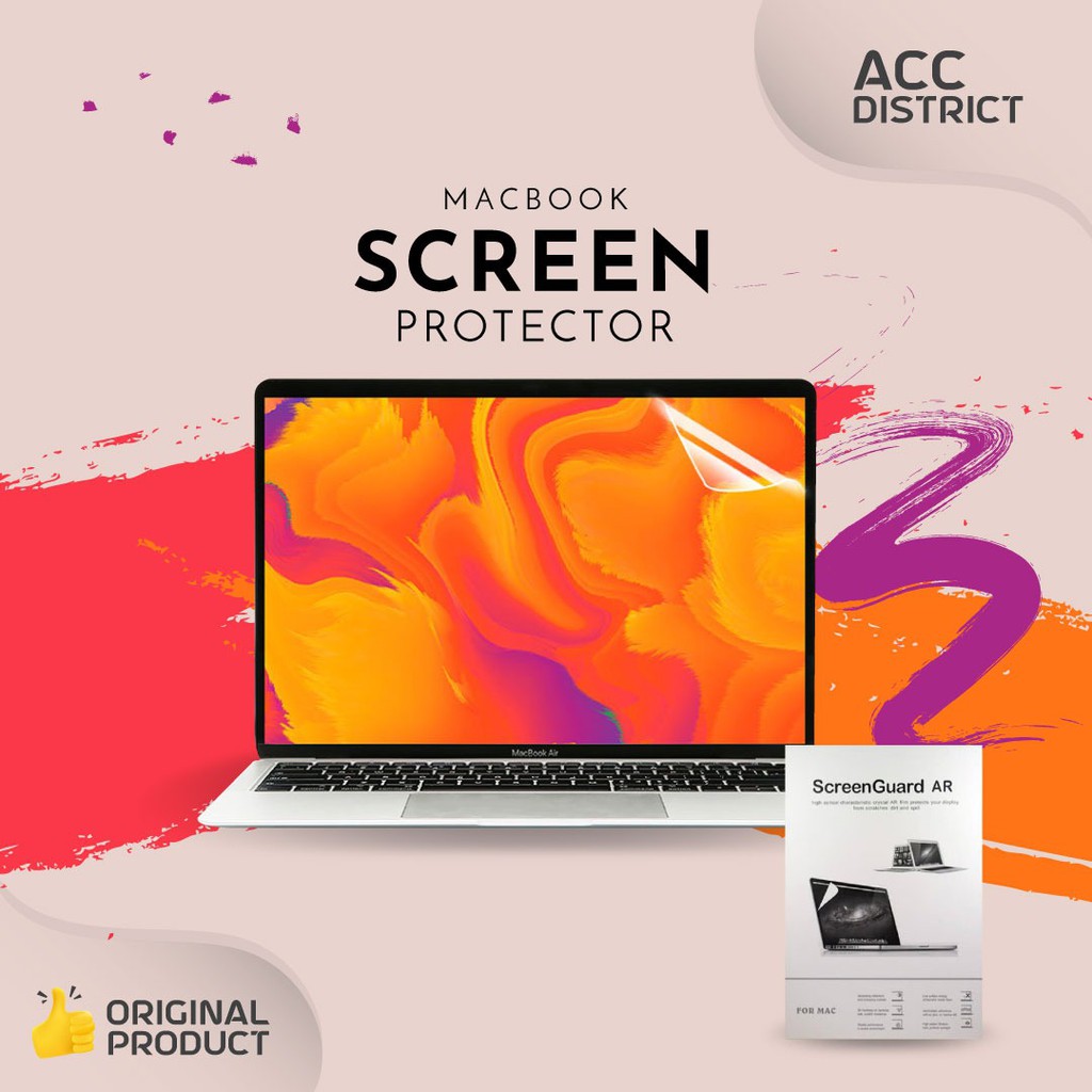 Screen Protector / Anti Gores Macbook | Air Pro 11 13 14 15 16 Inch M1 M2 M3 Touchbar Retina 2020 2021 2022 2023 2024