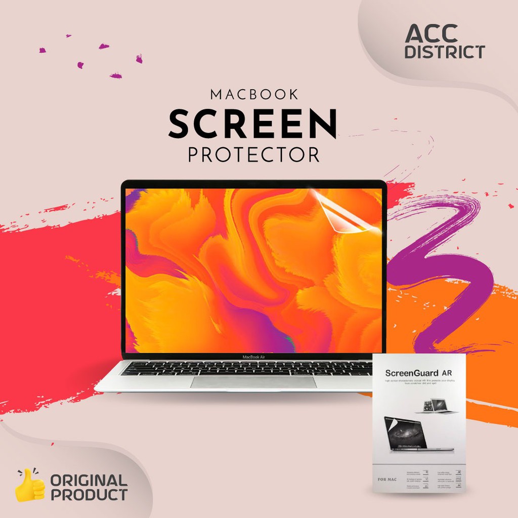 Screen Protector / Anti Gores Macbook | Air Pro 13 15 16 M1 M2 Touchbar Inch 2017 2018 2019 2020 2021 2022