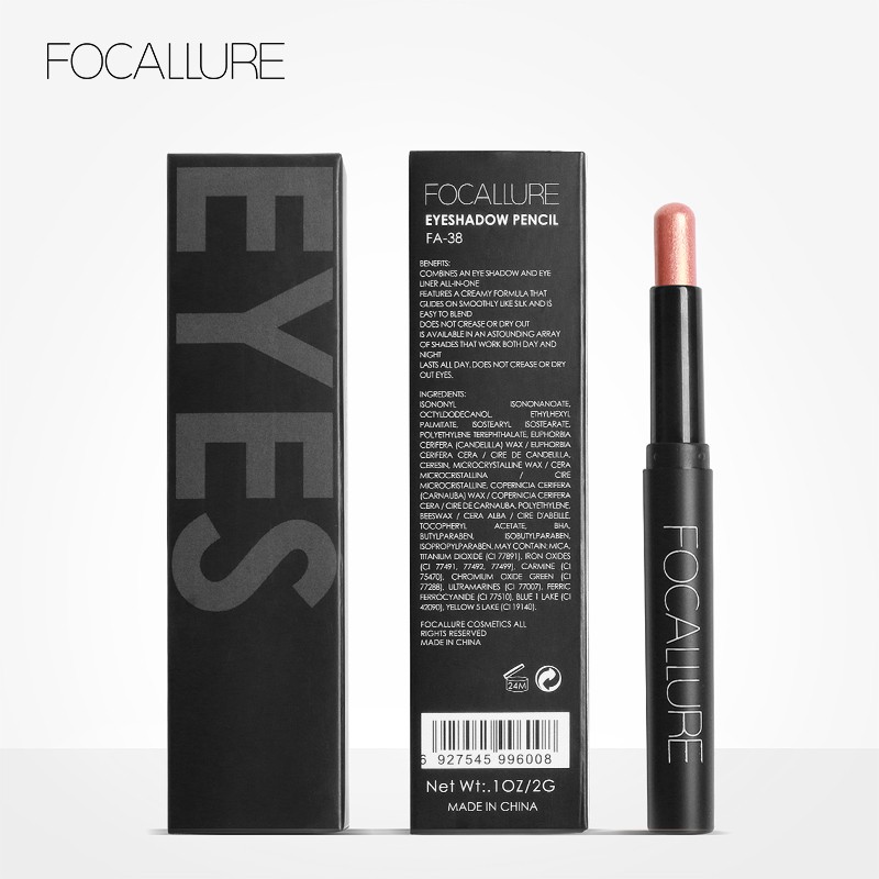 FA38 FOCALLURE Cream Shimmer Single Eyeshadow Pencil