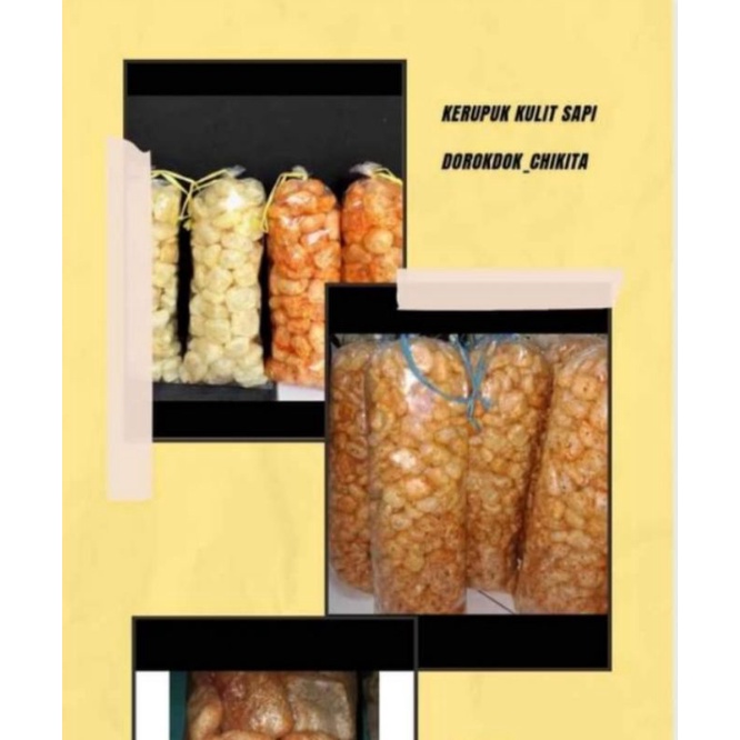 

kerupuk jangek kulit Sapi Asli