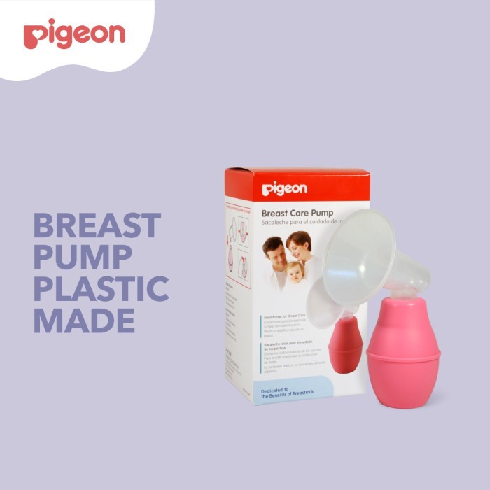 PIGEON Breast Pump Plastic Made / Pompa Asi Karet Plastik