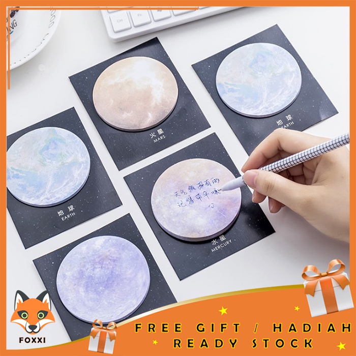 

Foxxi - Sticky Notes Galaxy / Memo Post It Model Korea untuk Hadiah Pelajar / Sekolah