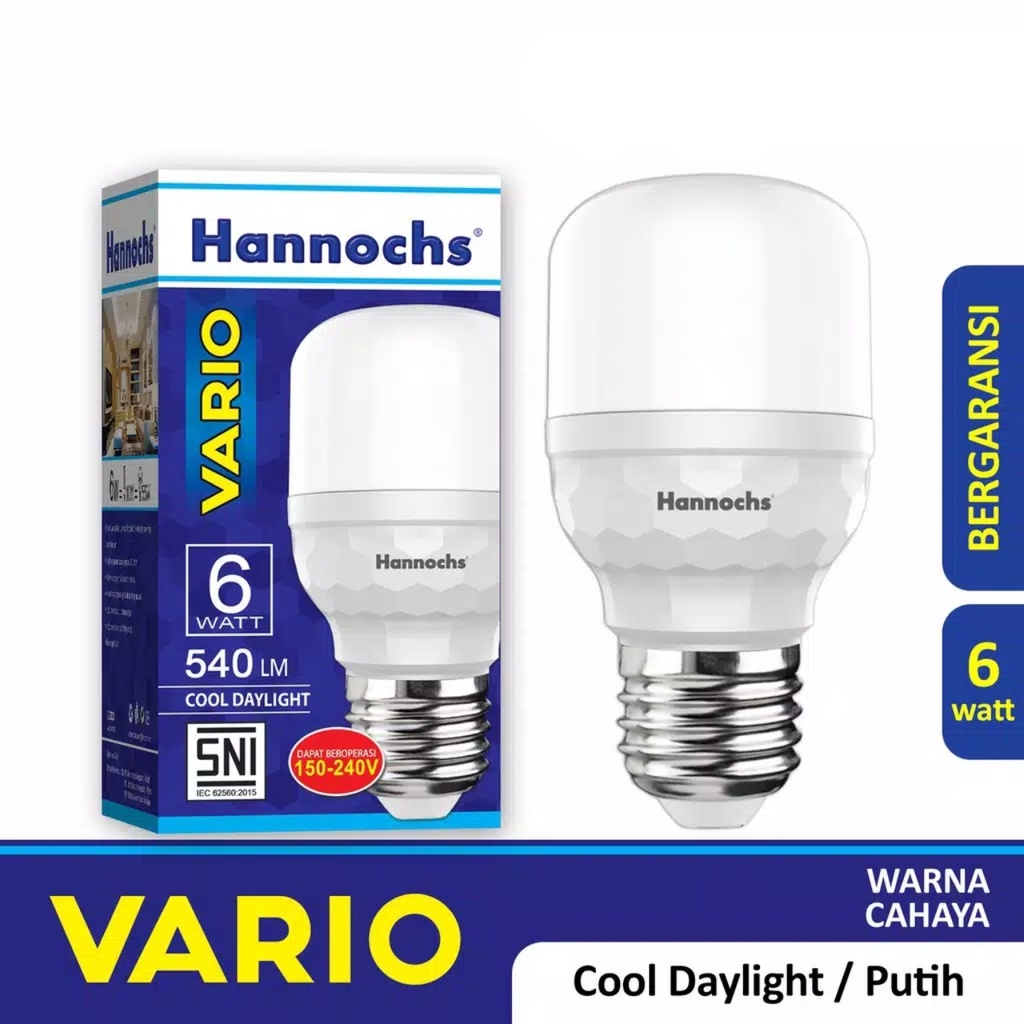 Hannochs Lampu LED Capsule Vario 6 Watt - Cahaya Putih