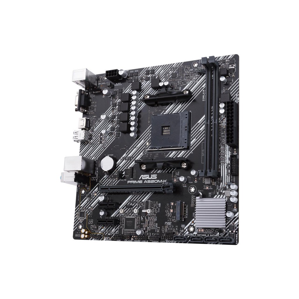 ASUS PRIME A520M-K MOTHERBOARD (DDR4, A520, AMD AM4)