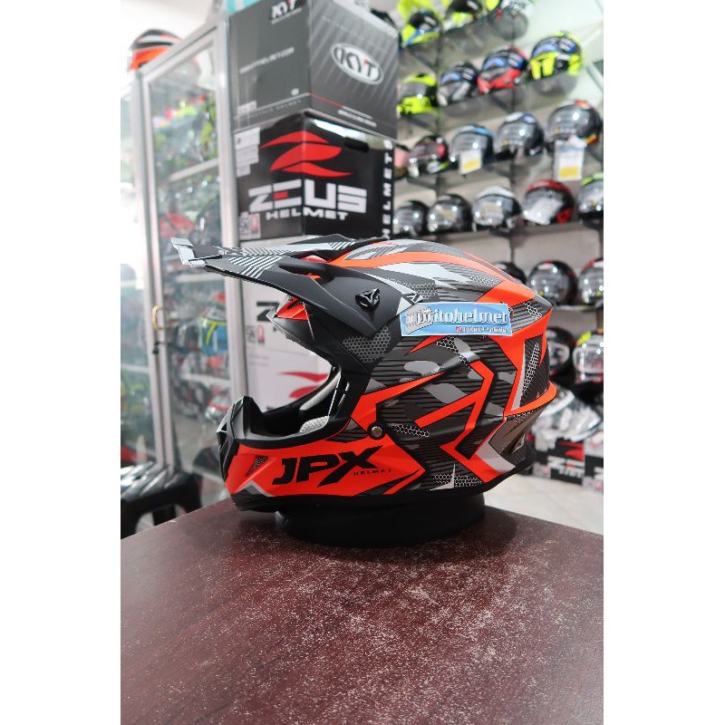 JPX X35 Black Red Matt