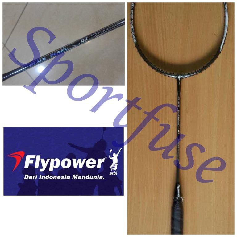 Raket Badminton Flypower Black Pearl 07 Original