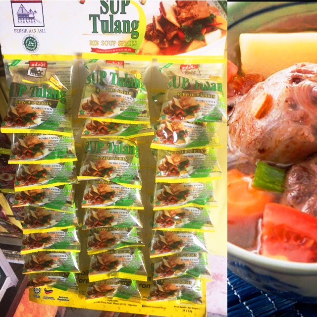 

Sup Tulang Adabi 1 papan ( 24 saset )