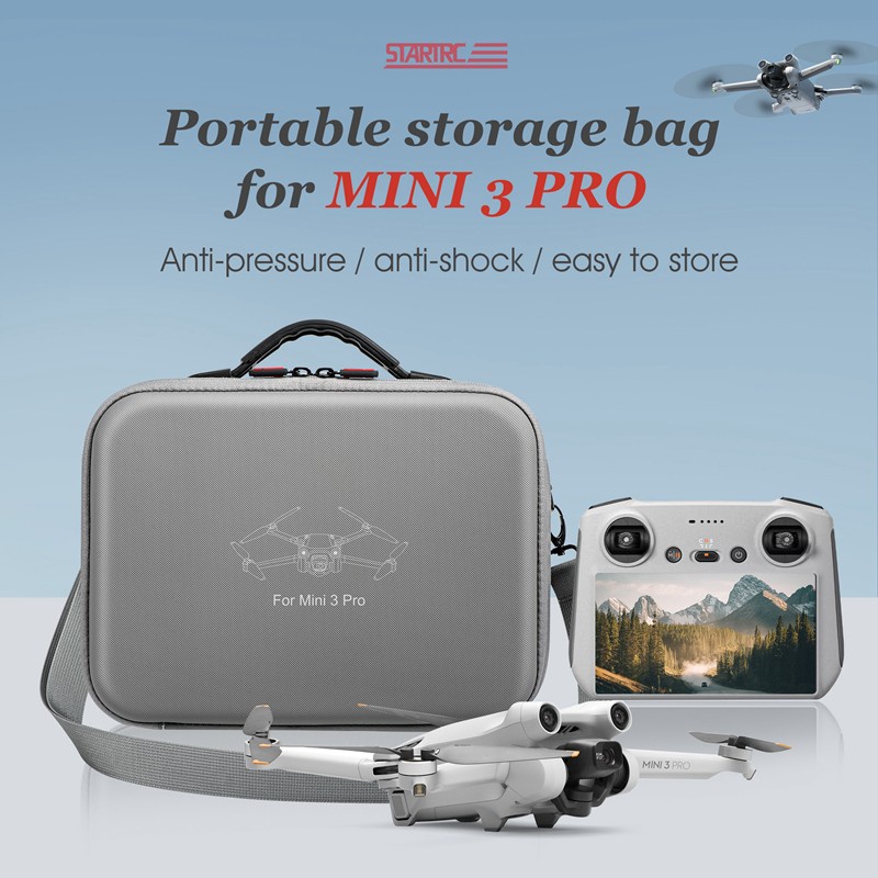 STARTRC Portable Storage Box Carrying Case for DJI Mini 3 Pro &amp; Remote