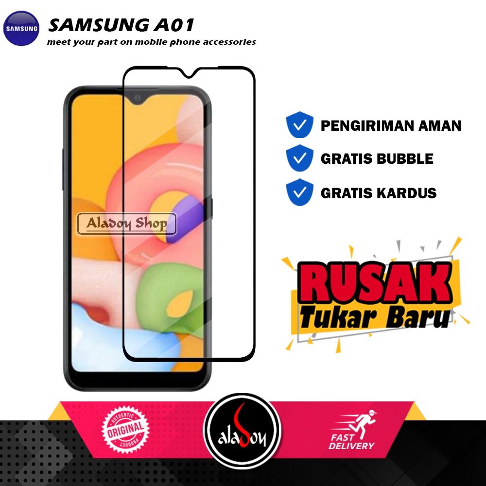 Tempered Glass Samsung A01 Anti Gores Layar Screen Protector