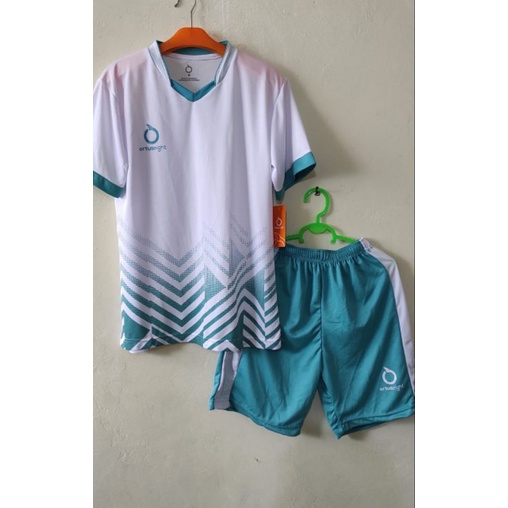 Jersey futsal custom nama nomor punggung setelan dewasa baju bola kaos olahraga volly badminton