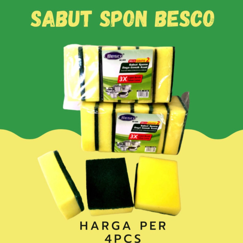 SABUT SPON CUCI PIRING BESCO BC-689