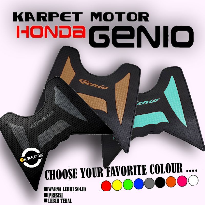 Karpet Motor |Genio | Karpet Genio | Step floor Genio | Aksesoris Genio | Asly Karpet Motor Genio.