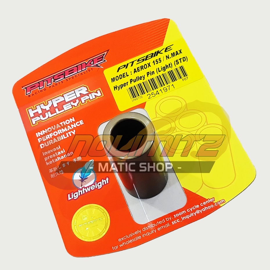 Hyper Pulley Pin Pitsbike Bushing CVT Rumah Roller NMAX Aerox 155 Lexi