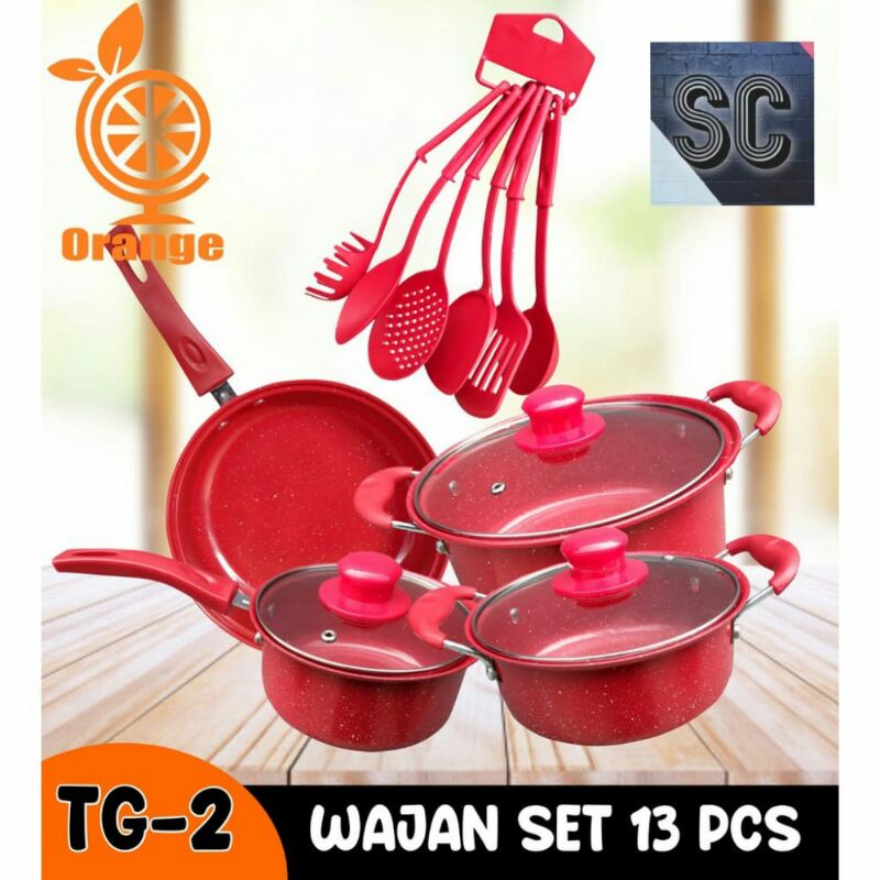cookware set 13pcs||panci set 13