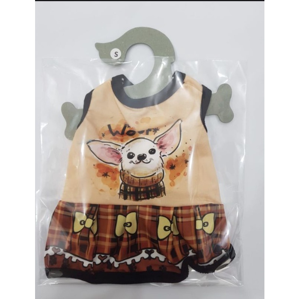 BAJU KAOS DRESS ANJING KUCING S