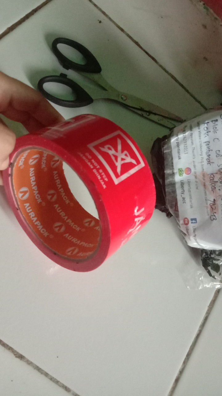 Gratis Ongkir Lakban Fragile Warna Merah Jangan Di Banting !