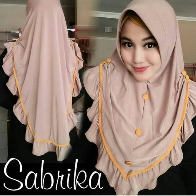 BERGO SABRIKA ECER || JILBAB INSTAN JERSEYo-2
