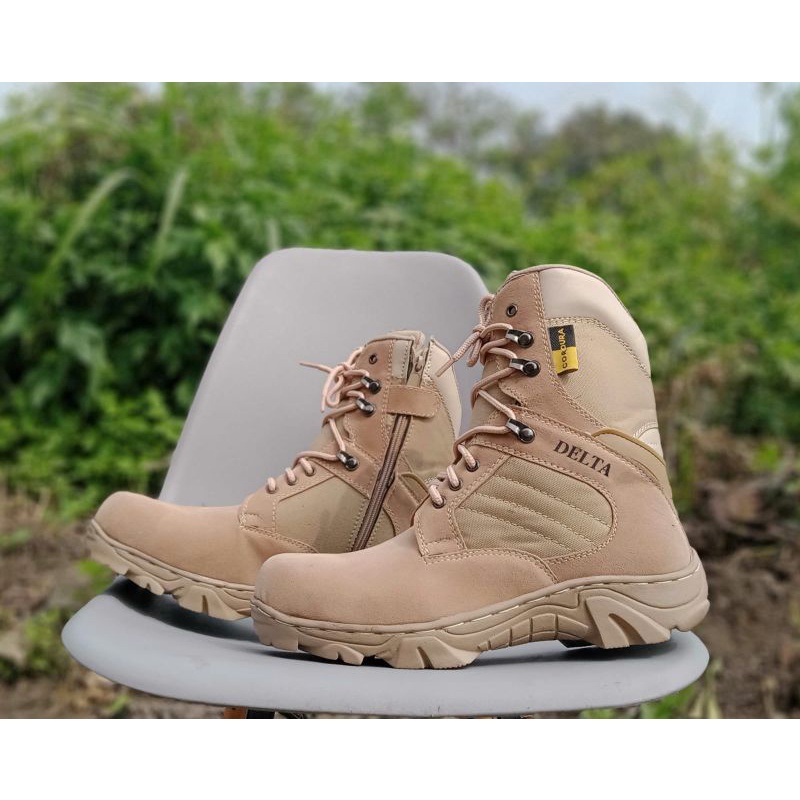 sepatu safety boots pdl cordura taktikal kerja lapangan 8inc