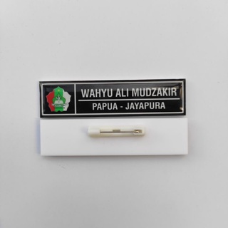 Jual NAME TAG PRAMUKA NAME TA PASKIBRAKA NAME TAG MAHASIWA AKRILIK Name