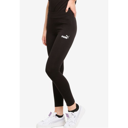 Legging Wanita Puma Ess Leggings Cotton Black Original