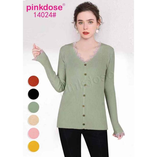 ||ATASAN RAJUT RENDA PINKDOSE || BROOCH ~ SWAROVSKY ~PREMIUM QUALITY ~ IMPORT