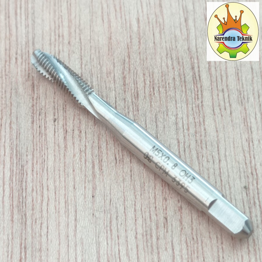 Produsen Tap Hand Tap Tap Mesin Osg M5x0.8 Semi Spiral Bukan Yamawa Ulir Baut 8 ZEz0lMTJwme5O