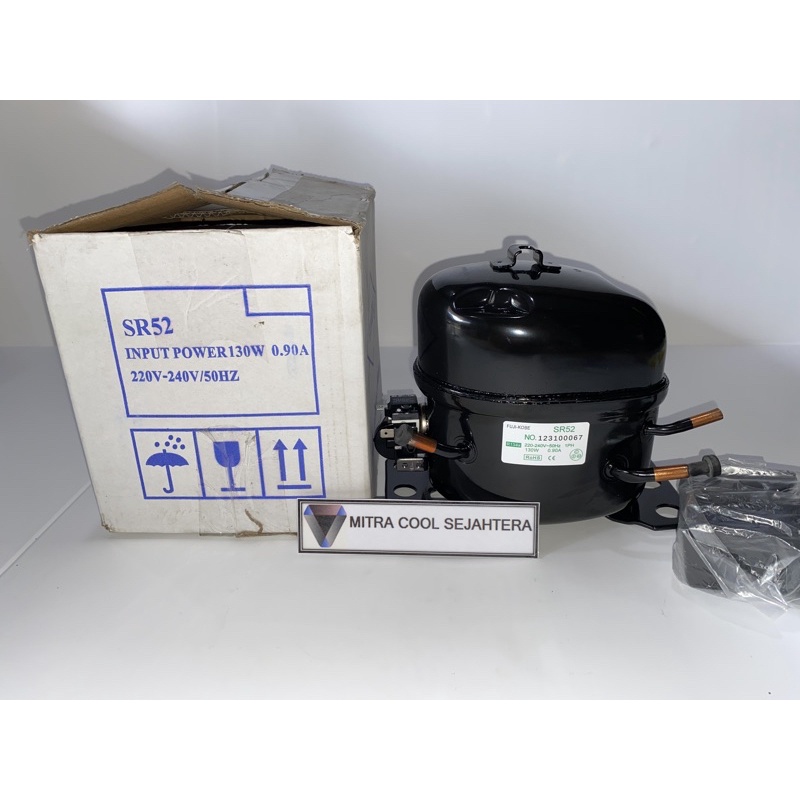 Kompresor Kulkas Compressor Kulkas 2 Pintu Merk Fuji Sr52 1 6 Pk Hp Shopee Indonesia