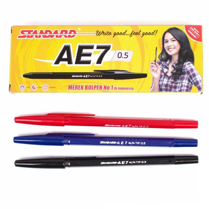 

Big Sale Pulpen/Pen Standard AE7 (Grosir) - Hitam Diskon