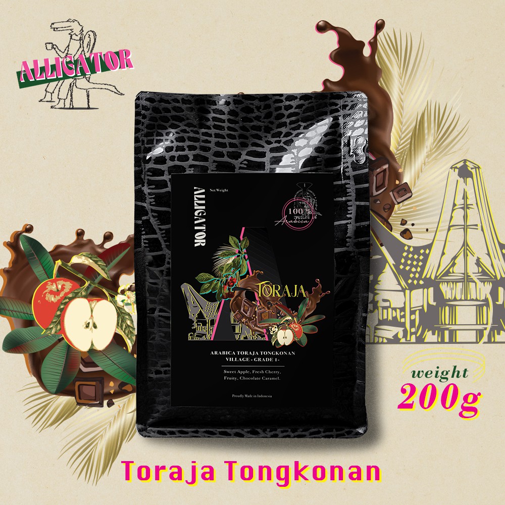 

Kopi Arabika Toraja Tongkonan | Alligator Specialty Grade